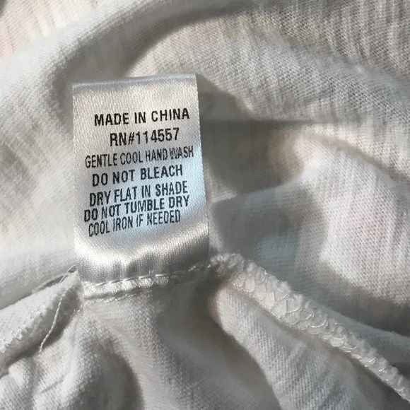 THML Embroidered Fringe Short Sleeve Top size S - Picture 11 of 11